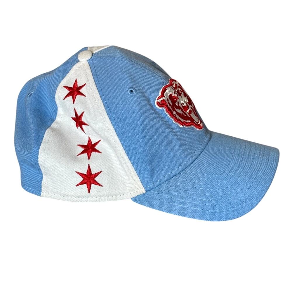 New Era Chicago Bears 39Thirty Fitted Hat City Flag Blue White Embroidered L/XL